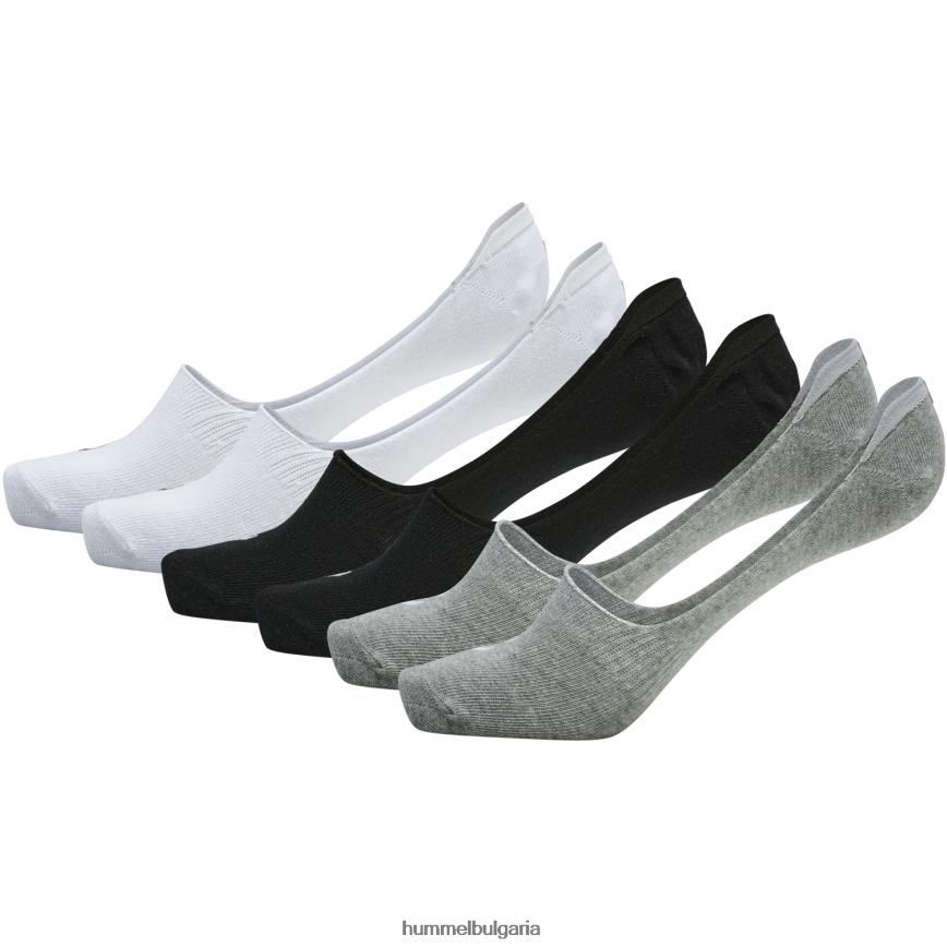 Жени Hummel hmlchevron 6-pack no show чорапи"6 пакета чорапи за неявяване" N2H2ZZ593
