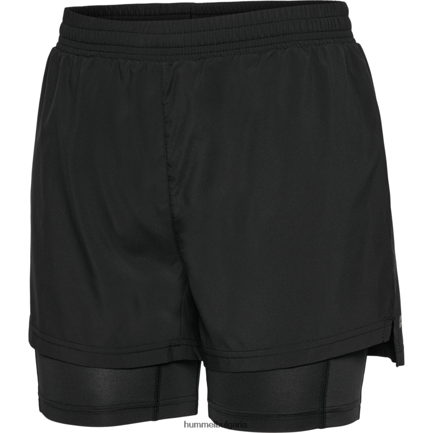 Жени Hummel nwldetroit шорти 2в1„Шорти за бягане 2 в 1“ N2H2ZZ2308