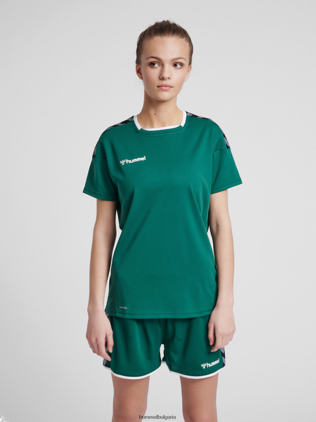 Жени Hummel hmlauthentic поли трико тениски"спортно горнище с шеврони" N2H2ZZ3730