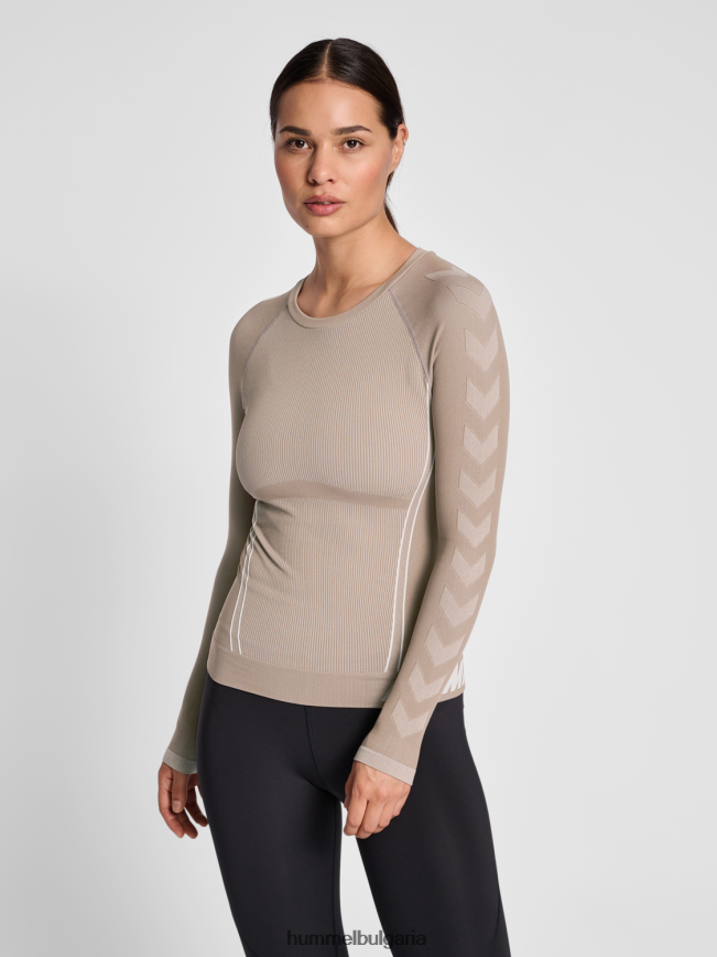 Жени Hummel безшевна тениска christel hmlte l/s"тениска с дълъг ръкав" N2H2ZZ2770