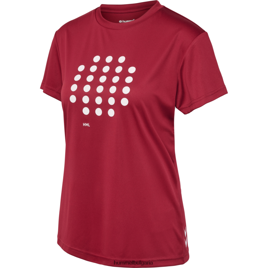 Жени Hummel hmlcourt тениска s/s"спортна тениска" N2H2ZZ2460