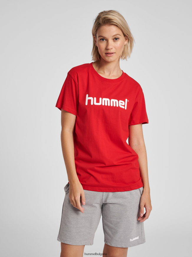 Жени Hummel hmlgo памучна тениска с лого s/s"облекло" N2H2ZZ3780
