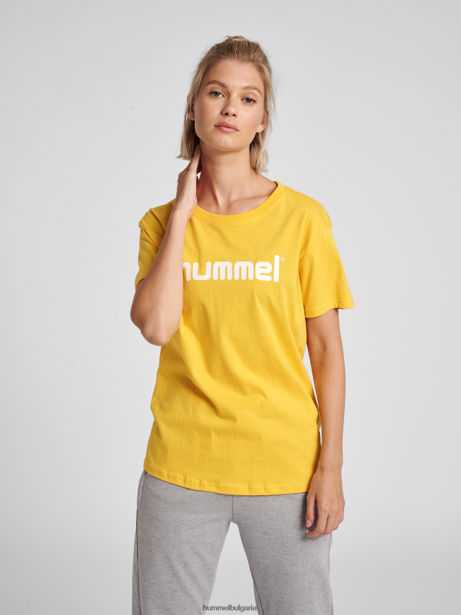 Жени Hummel hmlgo памучна тениска с лого s/s"облекло" N2H2ZZ3821