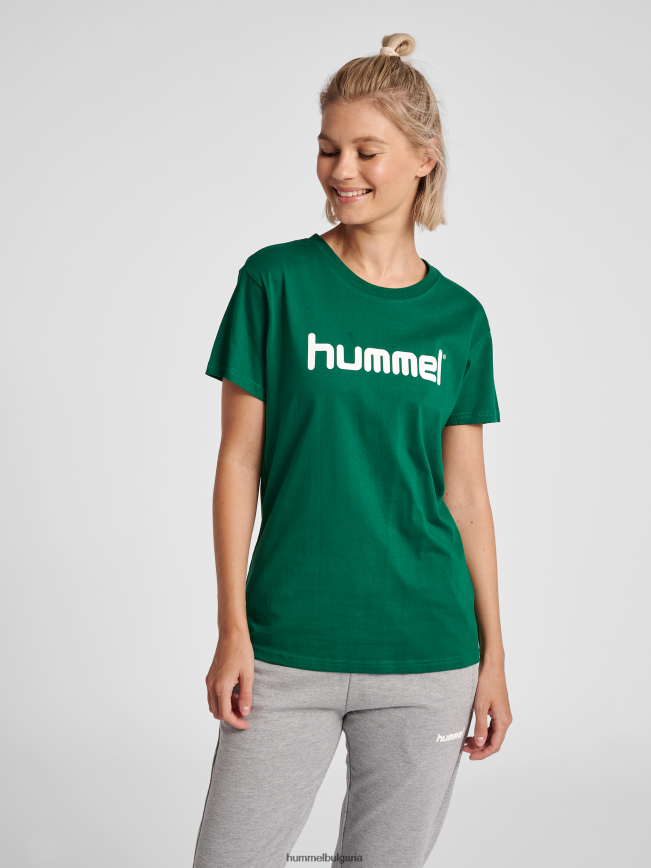 Жени Hummel hmlgo памучна тениска с лого s/s"облекло" N2H2ZZ3886