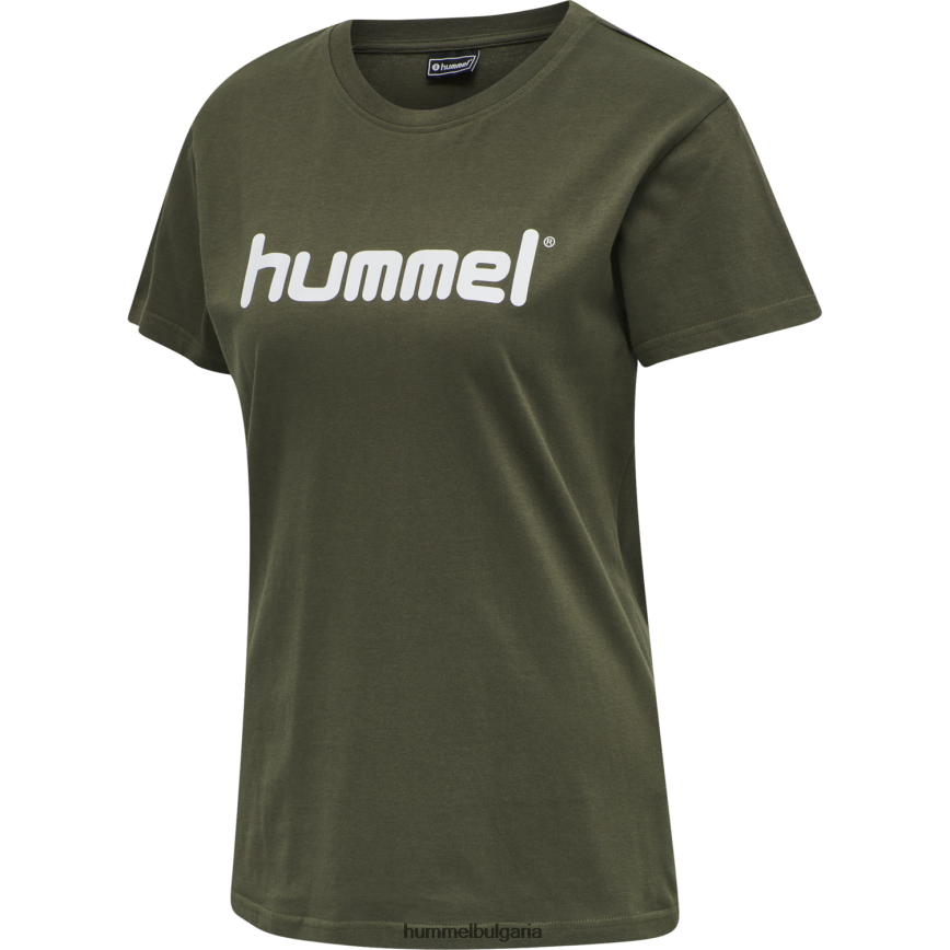 Жени Hummel hmlgo памучна тениска с лого s/s"облекло" N2H2ZZ3934