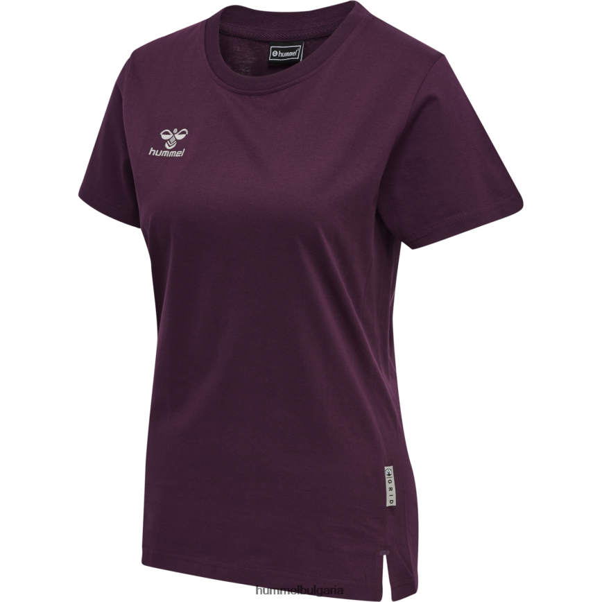 Жени Hummel hmlmove решетка легло. тениска с/с"тениска с къс ръкав" N2H2ZZ2562