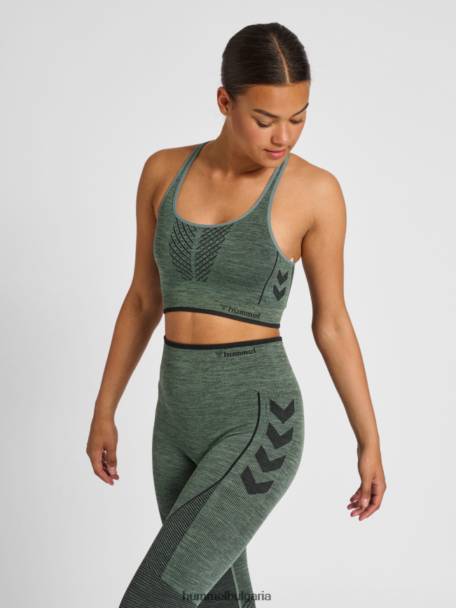 Жени Hummel hmlmt aly безшевно спортно горнище"горнище за спортен сутиен" N2H2ZZ2813