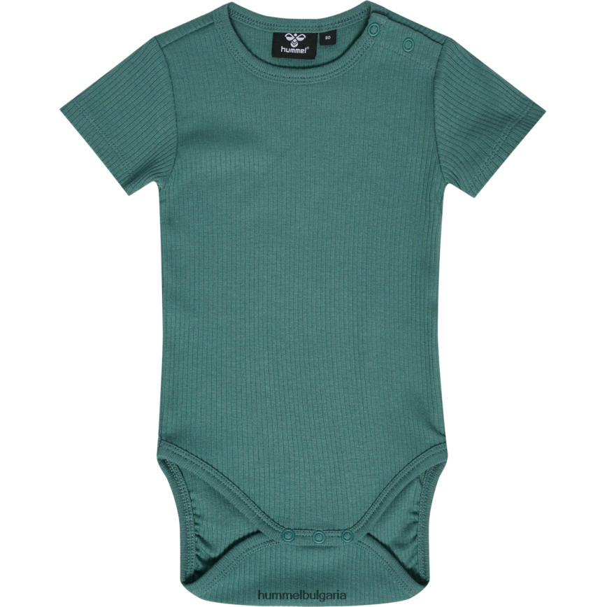 деца Hummel hmlrene тяло s/s"оребрено боди с къс ръкав" N2H2ZZ4118