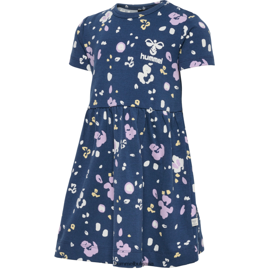 деца Hummel hmlщастлива рокля с/с"рокля от смесен памук" N2H2ZZ4315