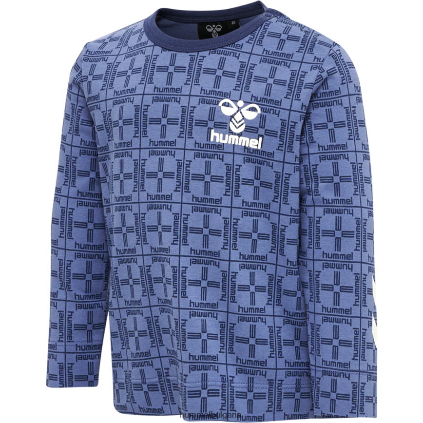 деца Hummel hmlcheck тениска l/s"тениска с дълъг ръкав" N2H2ZZ4233