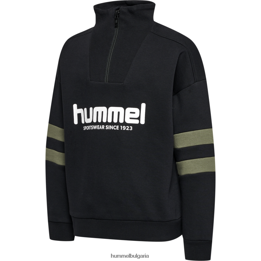 деца Hummel hmlaspen половин цип"суичър с половин цип" N2H2ZZ5986