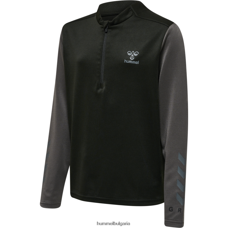 деца Hummel hmlongrid 1/2 полиетиленов цип"суичър с половин цип" N2H2ZZ5417