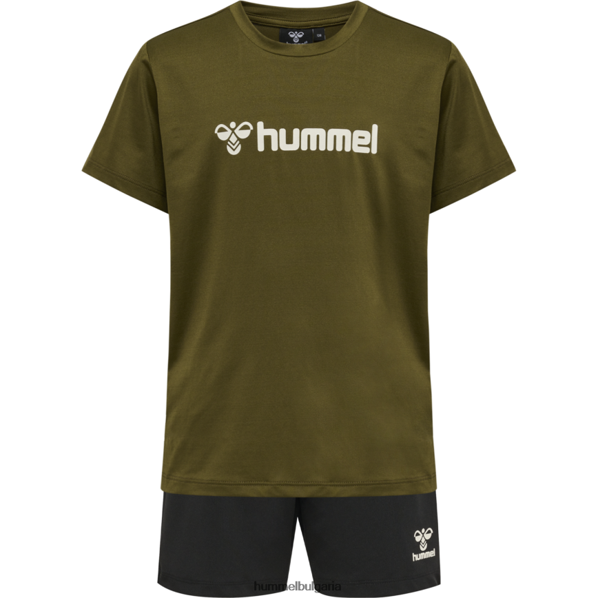 деца Hummel комплект шорти hmlplag"къси панталони комплект" N2H2ZZ6094