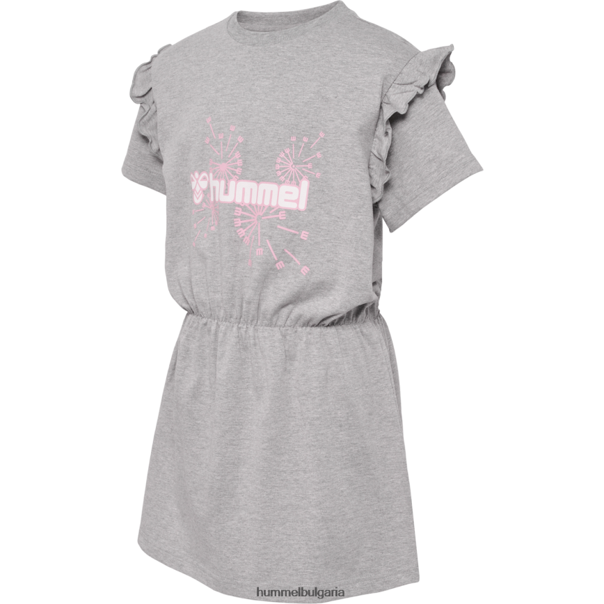 деца Hummel рокля hmljasmin s/s"рокля с волани" N2H2ZZ4995