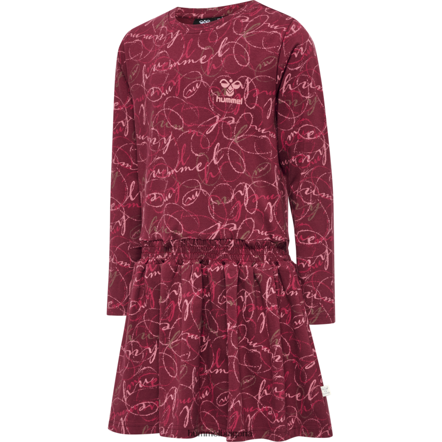 деца Hummel hmlmerry рокля l/s"рокля с дълга талия" N2H2ZZ5478