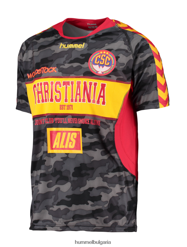 деца Hummel christiania camo ss трико"фланелка" N2H2ZZ6413