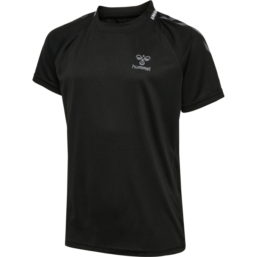 деца Hummel hmlongrid поли трико тениски"фланелка с къс ръкав" N2H2ZZ5357