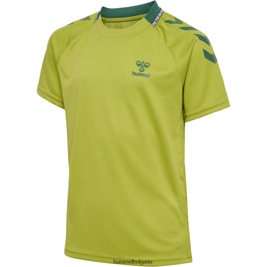 деца Hummel hmlongrid поли трико тениски"фланелка с къс ръкав" N2H2ZZ5946