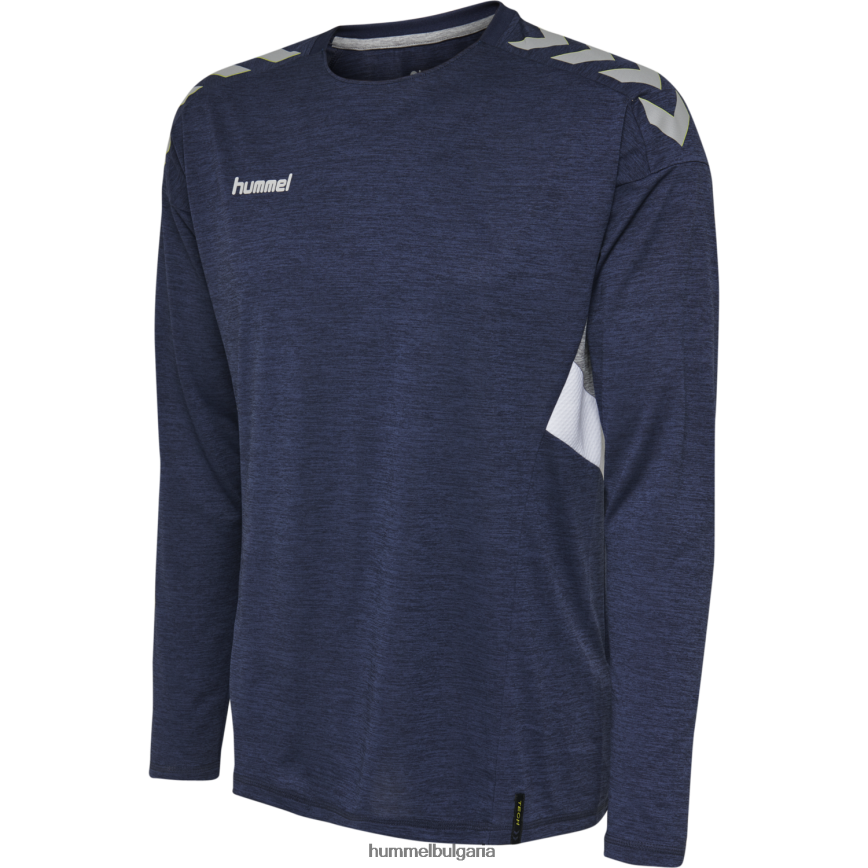 деца Hummel тек ход трико l/s"фланелка" N2H2ZZ6840