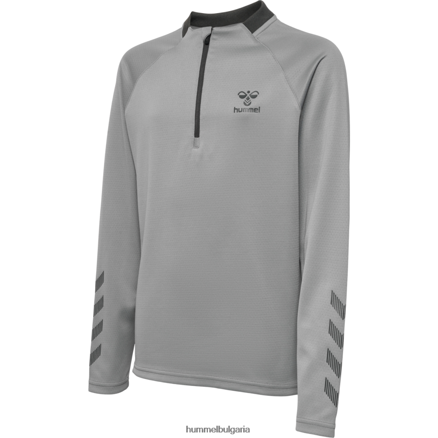 деца Hummel hmlgg12 действие половин цип пот"горнище с половин цип" N2H2ZZ5261