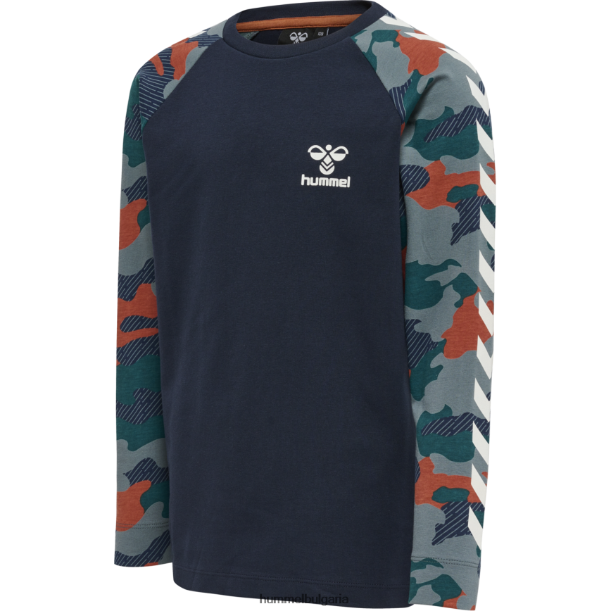 деца Hummel hmljackson тениска l/s"тениска с дълъг ръкав" N2H2ZZ5253