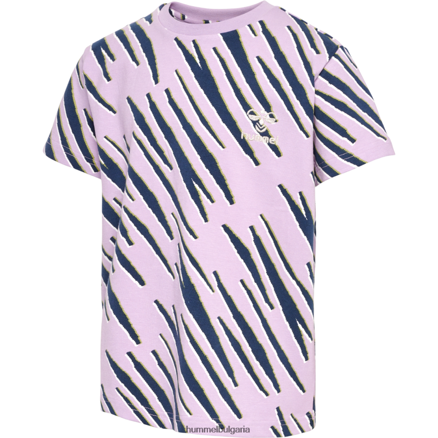 деца Hummel hmlrushy aop тениска s/s"тениска с къс ръкав" N2H2ZZ5755