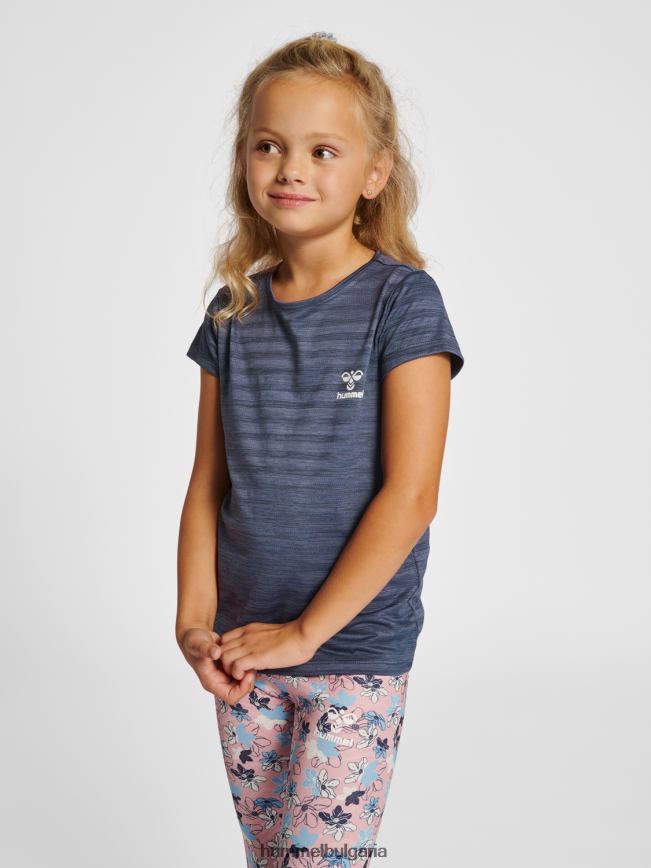 деца Hummel тениска hmlsutkin"раирана тениска" N2H2ZZ4964