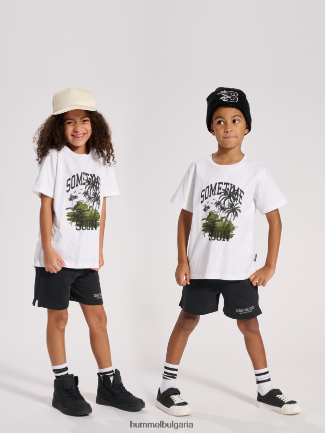 деца Hummel stspalm тениска s/s"тениска с щампа" N2H2ZZ4707
