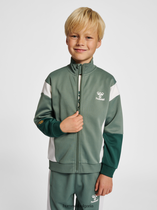 деца Hummel hmljason яке с цип"яке с цял цип" N2H2ZZ4845