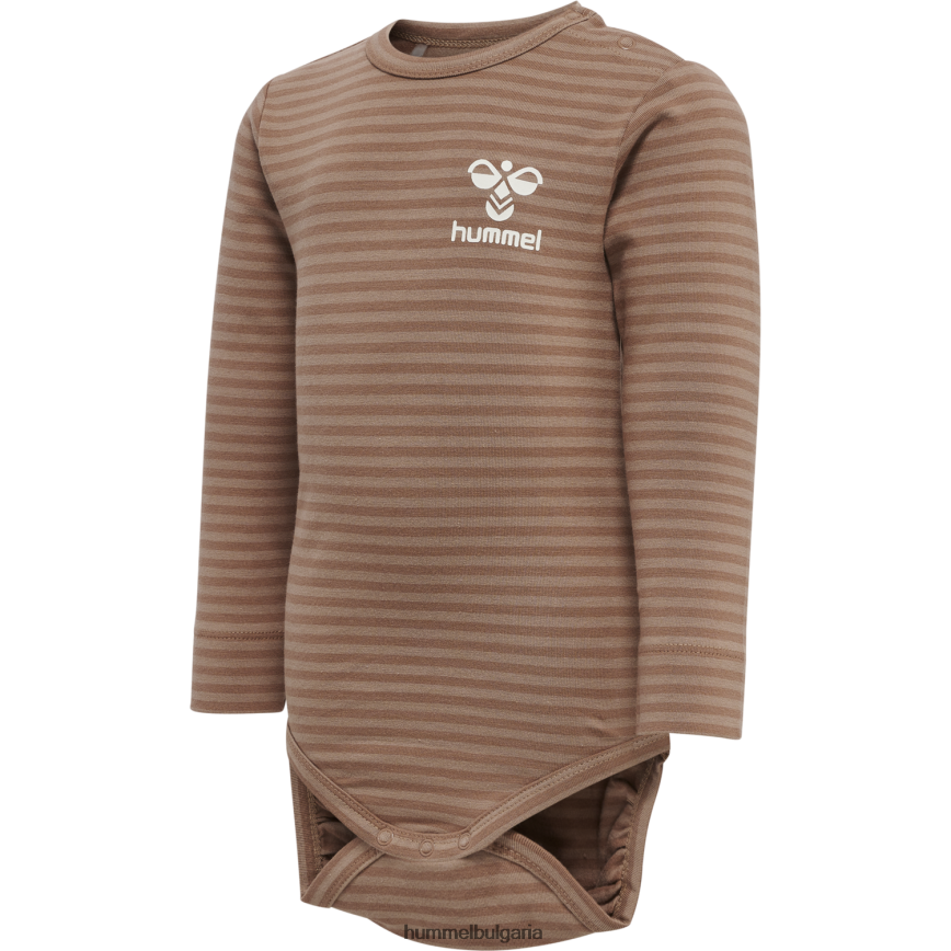 деца Hummel hmlmulle тяло l/s"боди костюм" N2H2ZZ4573