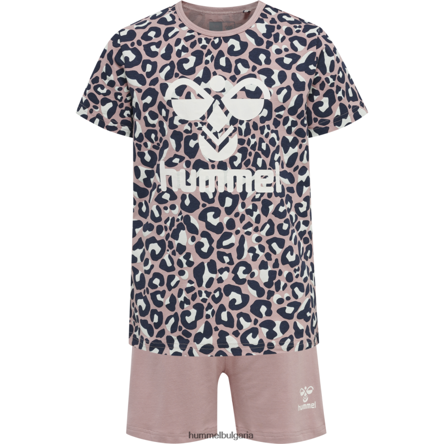 деца Hummel hmlcarol нощен костюм s/s"пижама от трико" N2H2ZZ6353