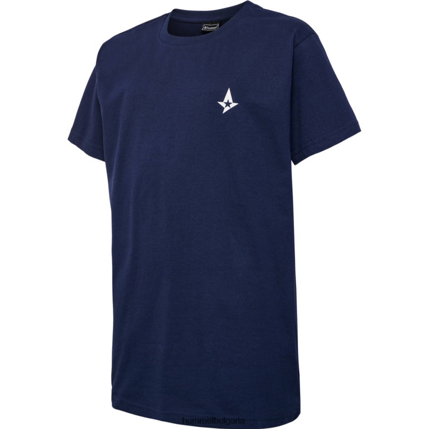 деца Hummel ast star marine tee s/s"тениска с лого на astralis" N2H2ZZ4927