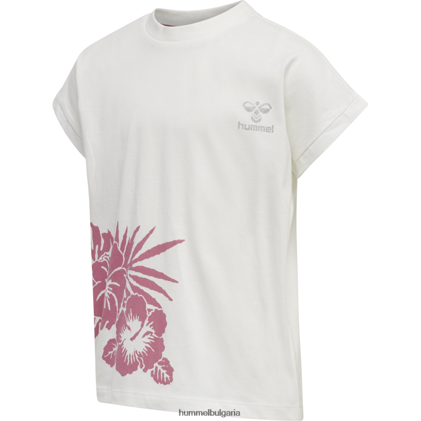 деца Hummel тениска hmlbelle s/s"памучна тениска" N2H2ZZ5474