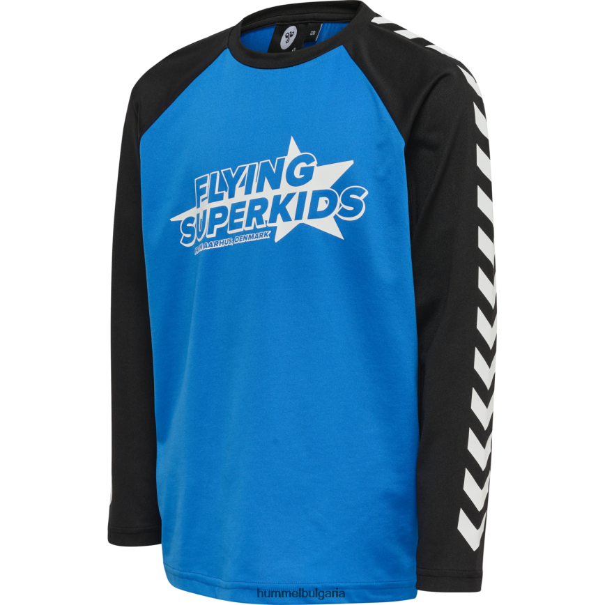 деца Hummel hmlflying Champion тениска l/s"тениска с дълъг ръкав" N2H2ZZ6111