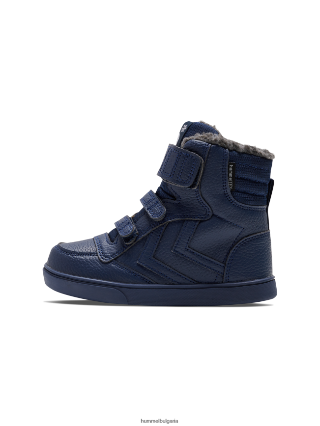 деца Hummel stadil super tumbled boot jr"хай-топ кецове" N2H2ZZ7466