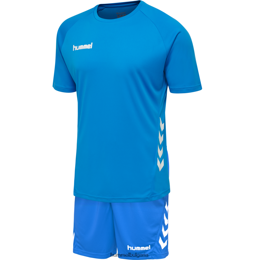 деца Hummel hmlpromo комплект"съвпадащ комплект горнище и шорти" N2H2ZZ6448