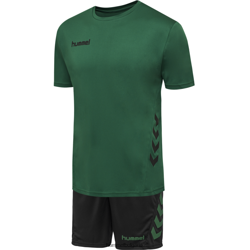 деца Hummel hmlpromo дуо комплект"комплект тениска и шорти" N2H2ZZ6470