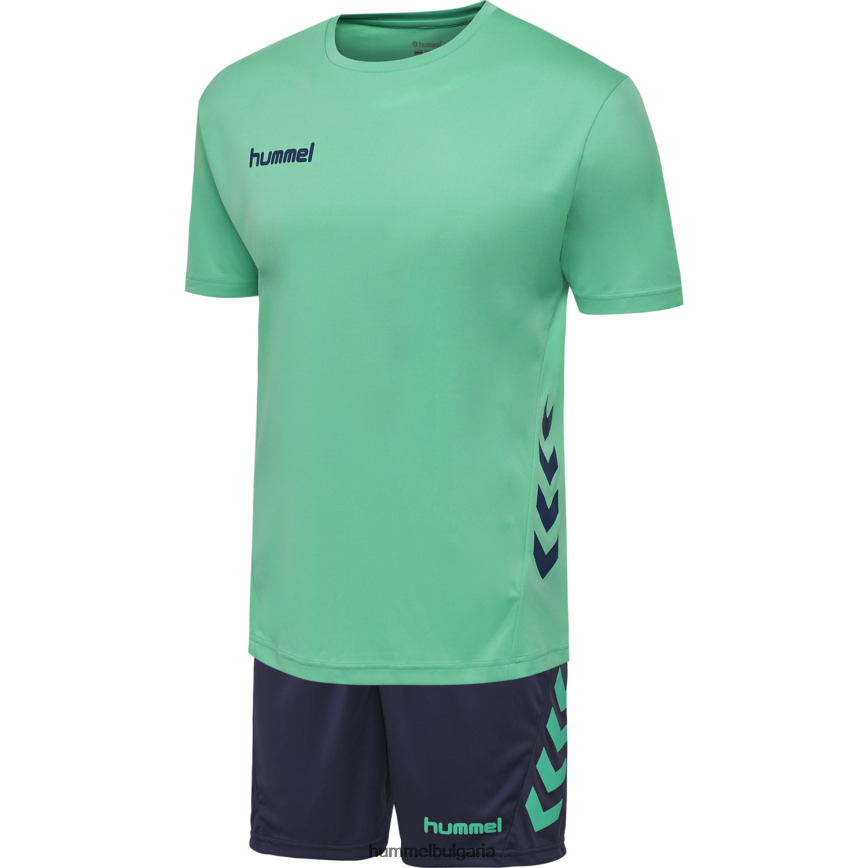 деца Hummel hmlpromo дуо комплект"комплект тениска и шорти" N2H2ZZ6979