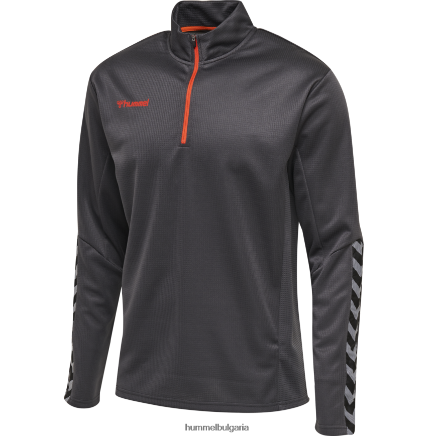 деца Hummel hmlauthentic суичър с половин цип"спортни дрехи" N2H2ZZ6803