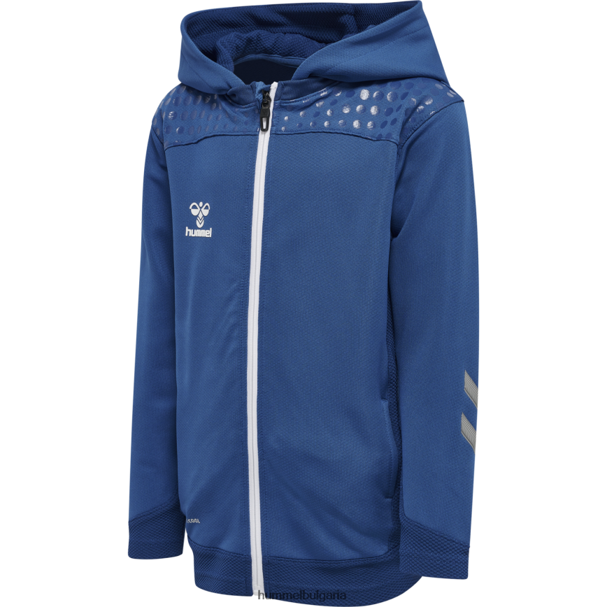 деца Hummel hmllead полиестер с цип"дреха с качулка" N2H2ZZ6656