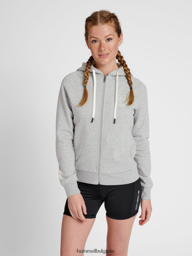 унисекс Hummel hmlgg12 суичър с цип за изпотяване"суичър с цип" N2H2ZZ3457