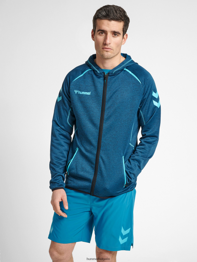 мъже Hummel hmlauthentic професионален качулка с цип"суичър с цип" N2H2ZZ1464