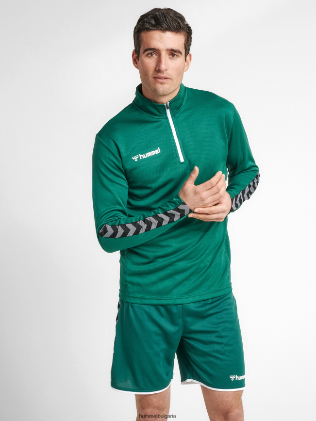 мъже Hummel hmlauthentic суичър с половин цип"облекло" N2H2ZZ1600