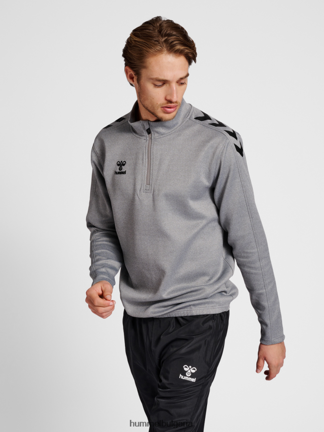 мъже Hummel hmlcore xk полицейски пот с половин цип"суичър с половин цип" N2H2ZZ1014