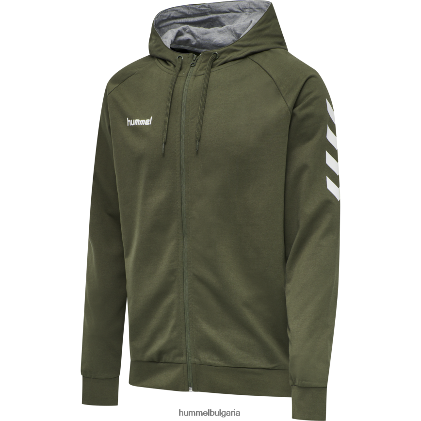 мъже Hummel hmlgo памучна качулка с цип"облекло" N2H2ZZ1239