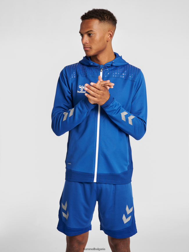 мъже Hummel hmllead полиестер с цип"дреха с качулка" N2H2ZZ1238