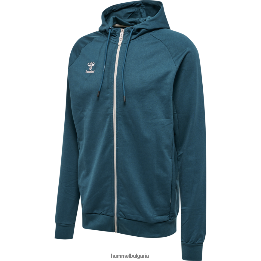 мъже Hummel памучен суичър с цип hmlmove grid"суичър с цип" N2H2ZZ1052