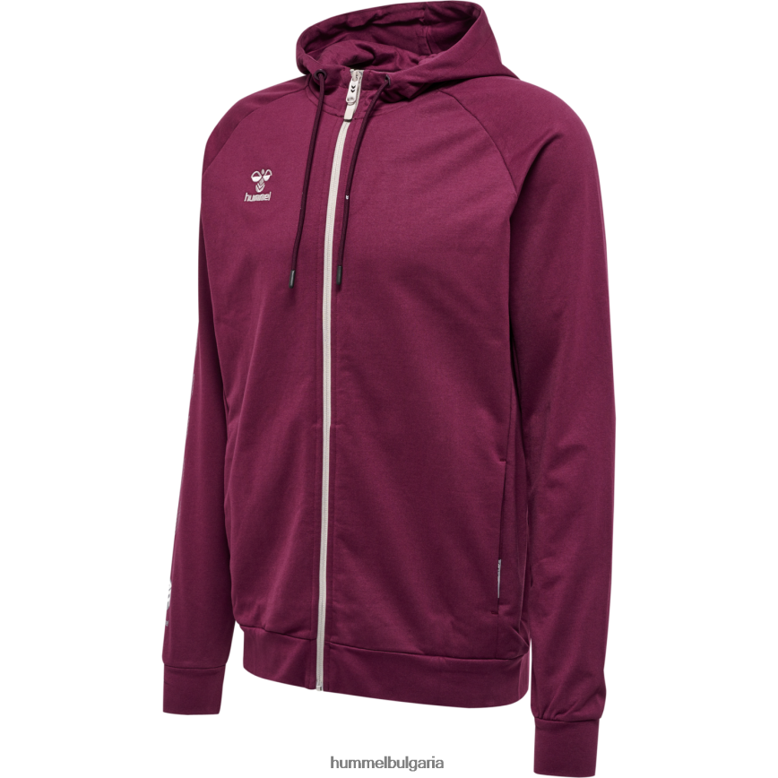 мъже Hummel памучен суичър с цип hmlmove grid"суичър с цип" N2H2ZZ293