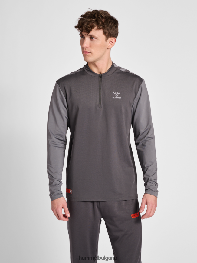 мъже Hummel hmlpro grid half zip training l/s"горнище с половин цип" N2H2ZZ248