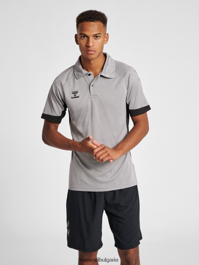 мъже Hummel hmllead функционално поло"мрежеста поло тениска" N2H2ZZ1568